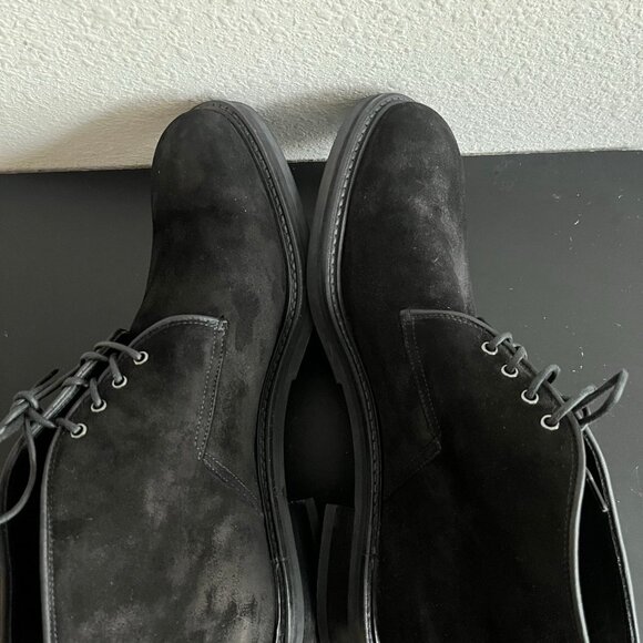 NIB Giorgio Armani Men\'s Black Suede Chukka Boots Size 11 Style X2M138 main image 5